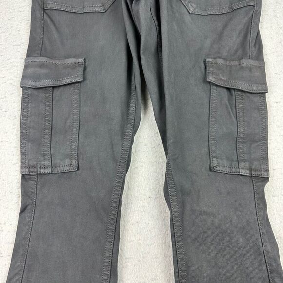 NWT Spanx Stretch Twill Ankle Cargo Pants Women's XS Black Slimming Smoothing - Picture 10 of 13